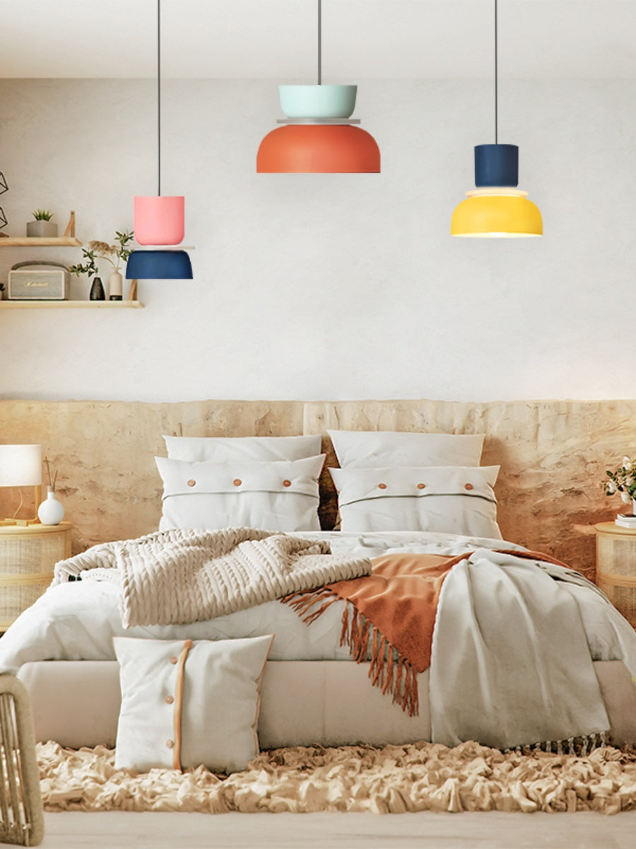 Macaron Acryl Bunte Schalenform Pendelleuchte | Souliia