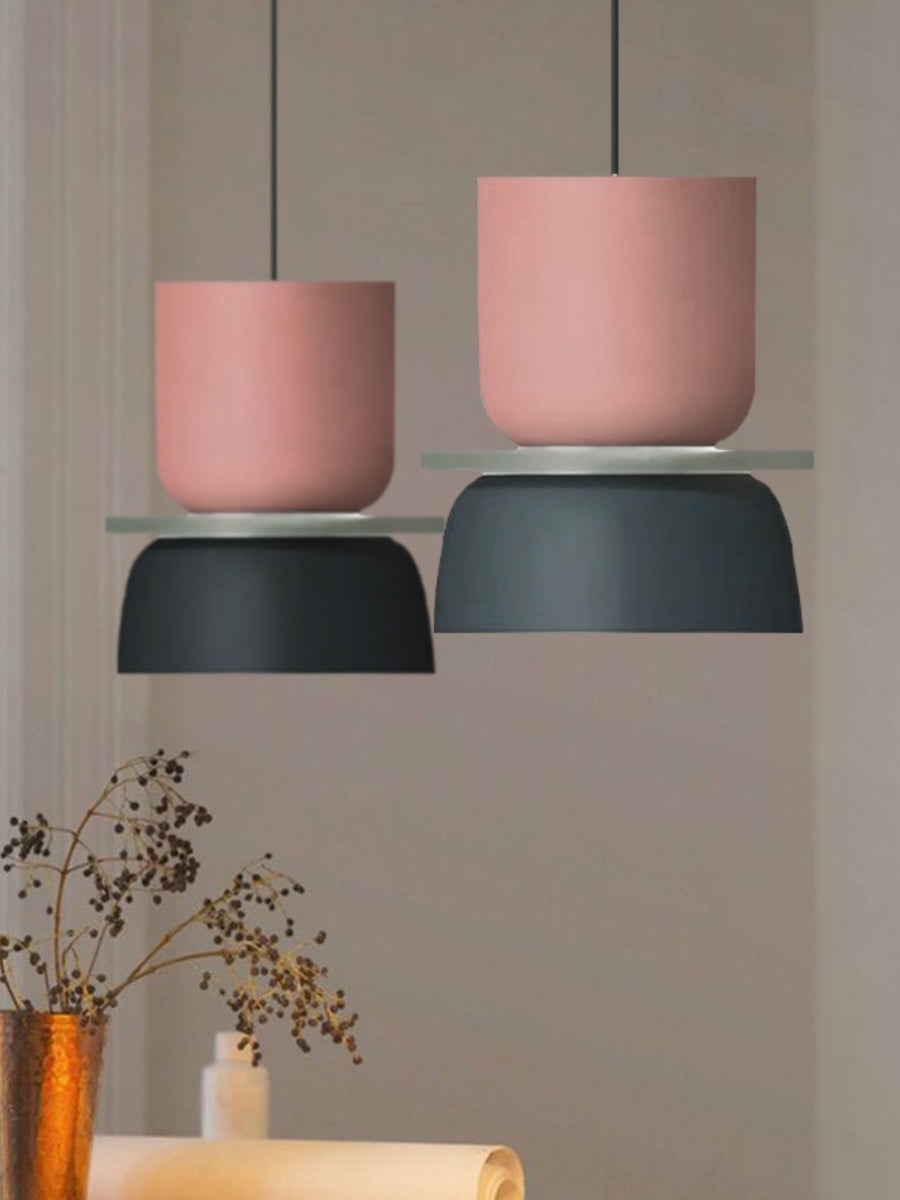 Macaron Acryl Bunte Schalenform Pendelleuchte | Souliia