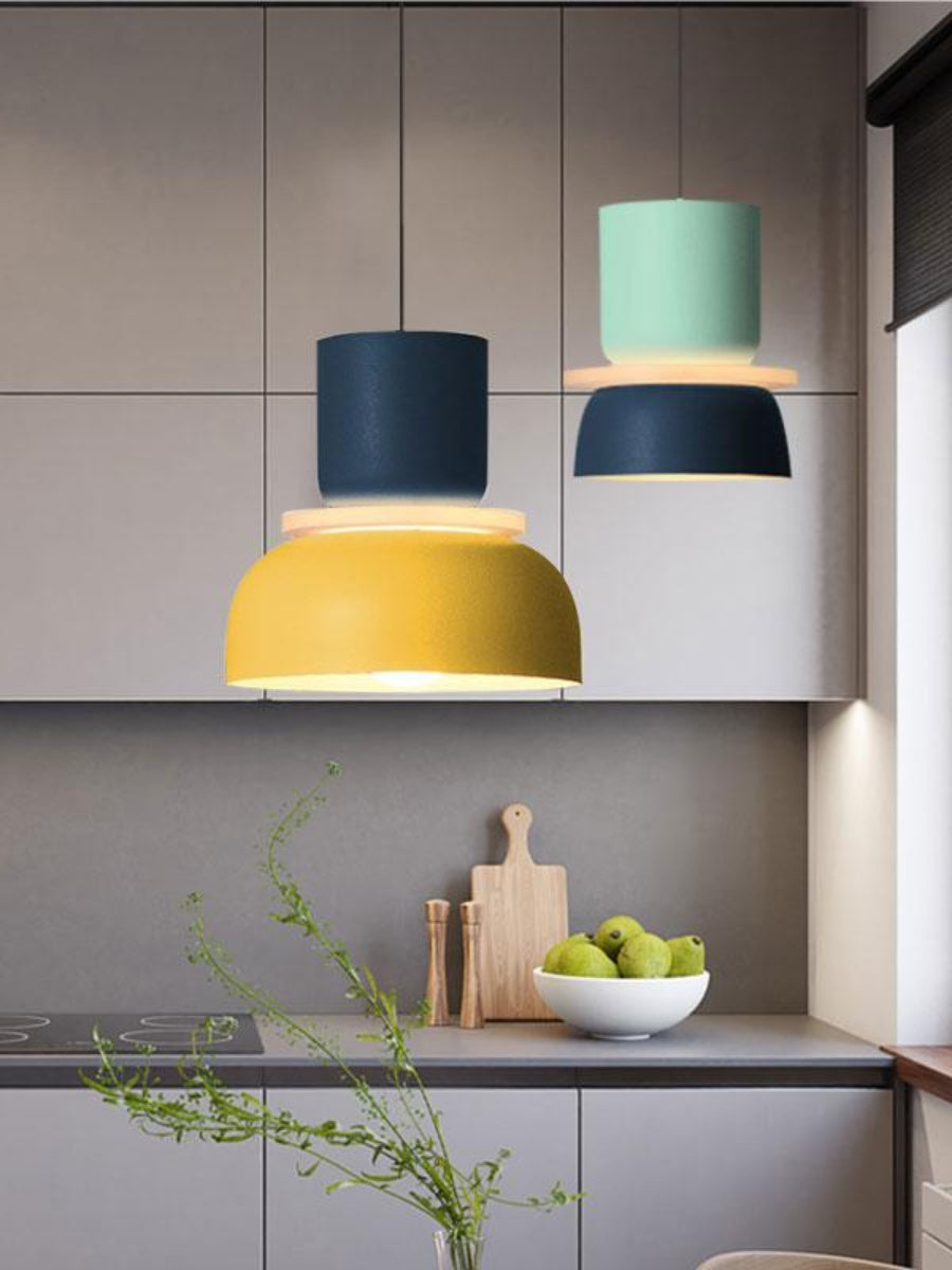 Macaron Acryl Bunte Schalenform Pendelleuchte | Souliia
