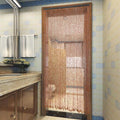 Pearl Bamboo Bead Curtain — Lightweight Natural Bead Divider