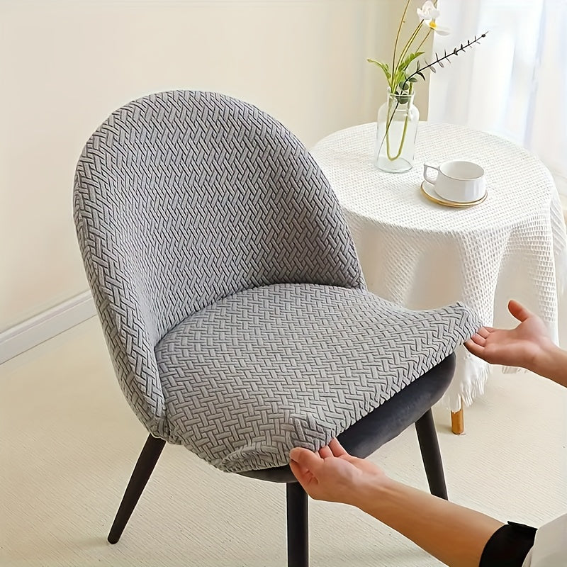 Flexora Modern Stretch Chair Covers — Elastic Hem, Fitted Design