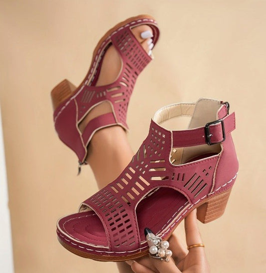Sandales Évidées Chic