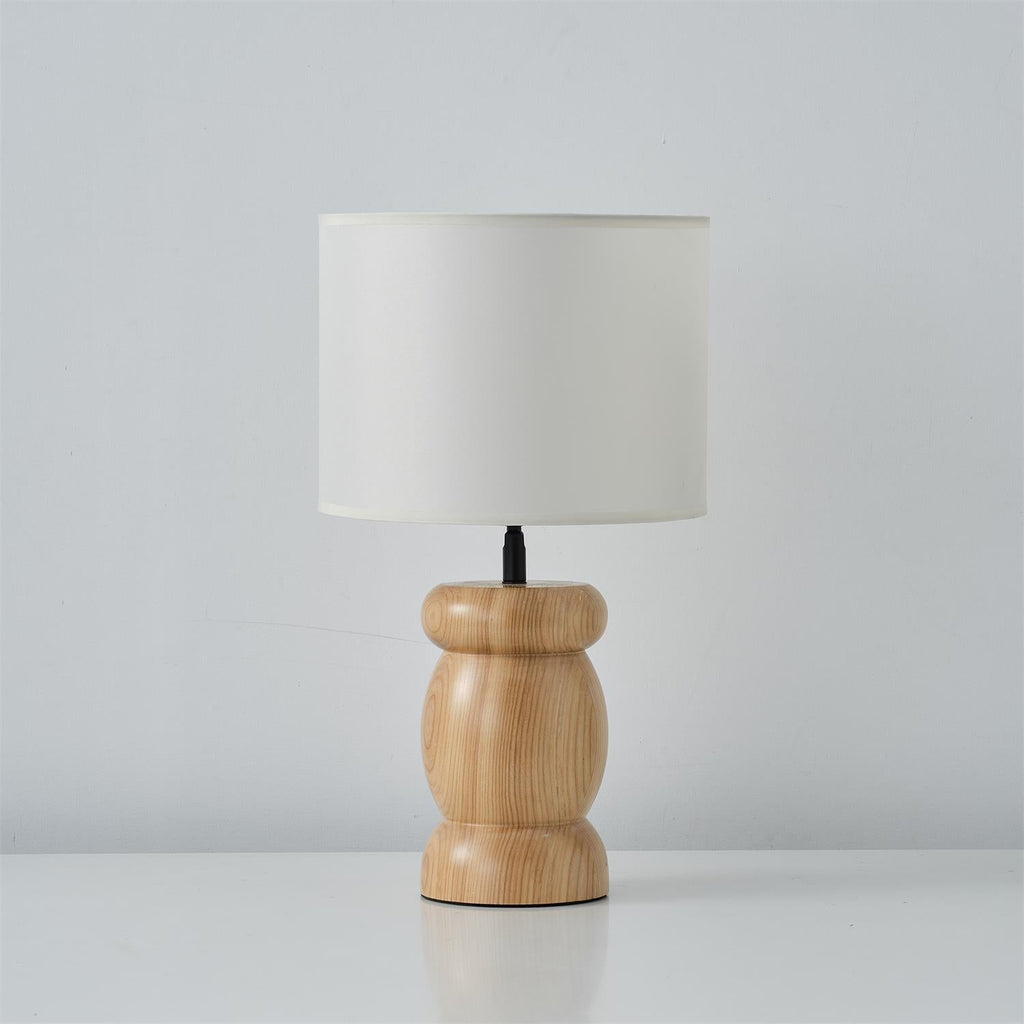 Pebble Wood Table Lamp | Souliia