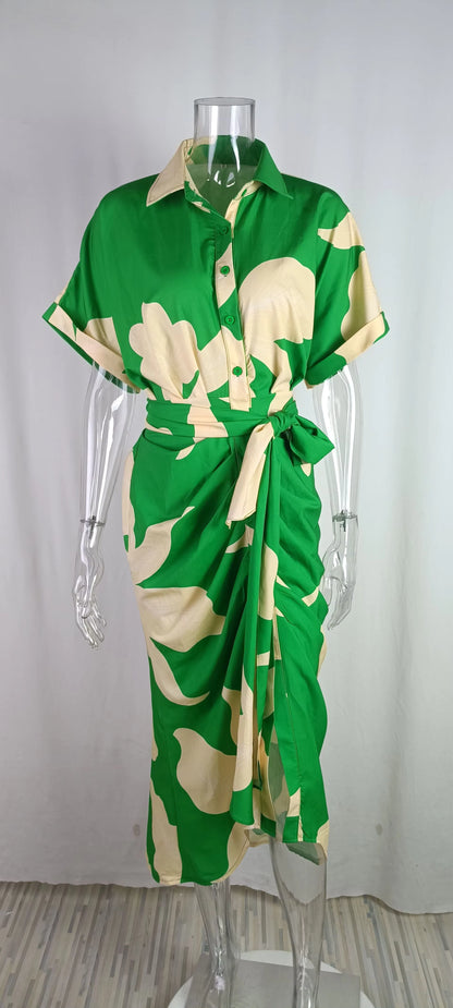 Robe A-Ligne Femme – Style Élégant & Floral