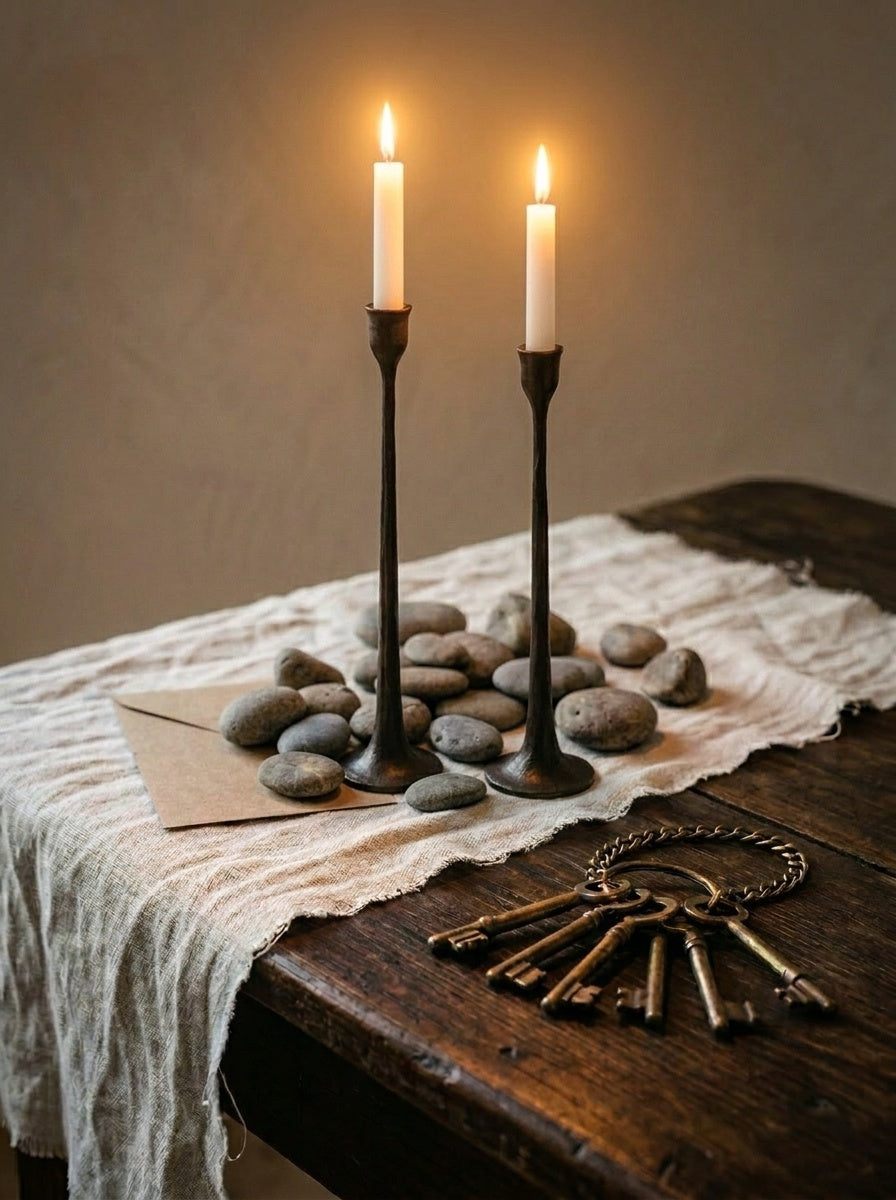 Tegna Modern Tall Candle Stands - Elegant Home Décor for Dining | Souliia