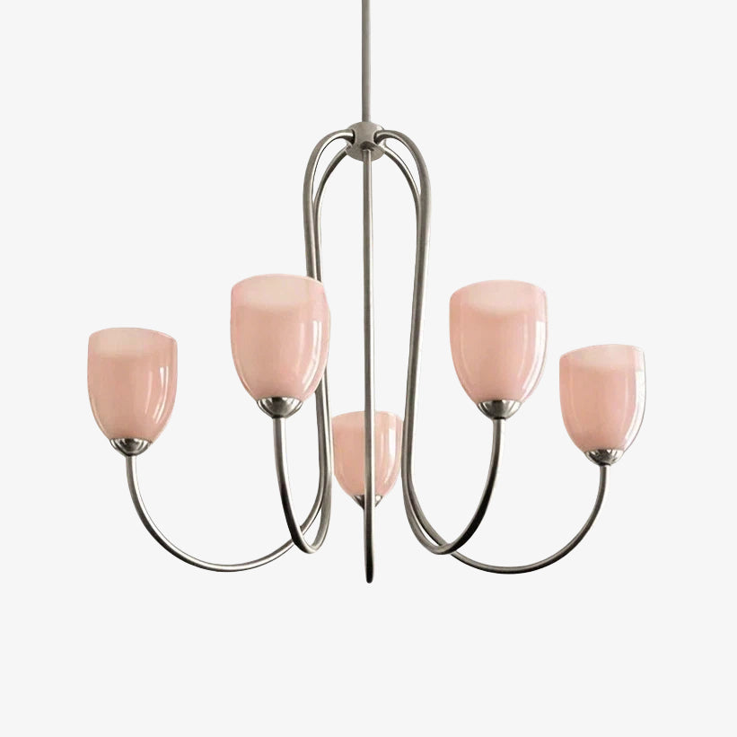 Shell Shade French Vintage Chandelier for Dining Room Lighting | Souliia