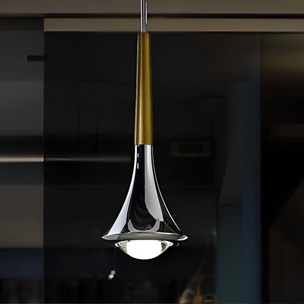 Lumenora LED Teardrop Pendant Light — Nordic Metal Ceiling Fixture
