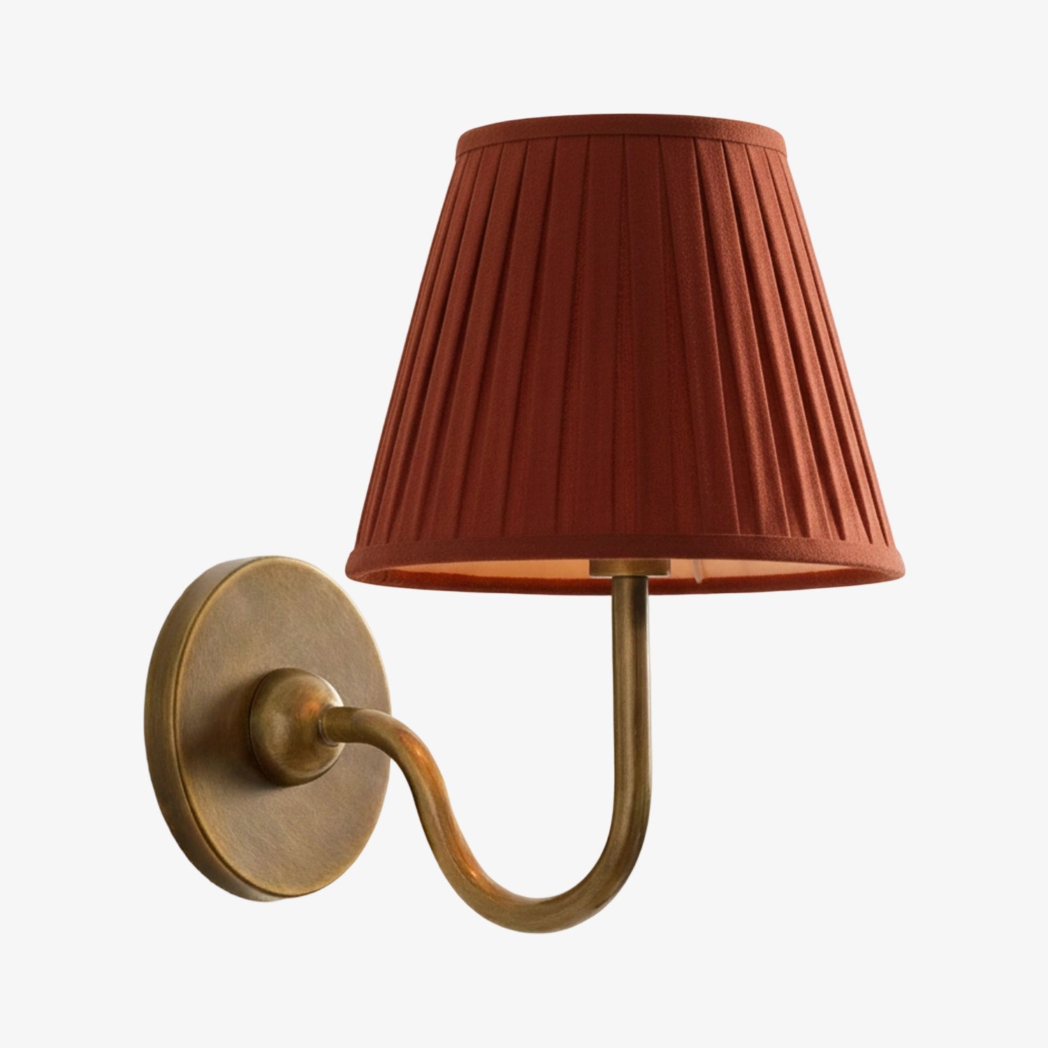 Luvora Fabric Shade Wall Sconce with Drum Shade - Classic Pleated Sconce Light | Souliia