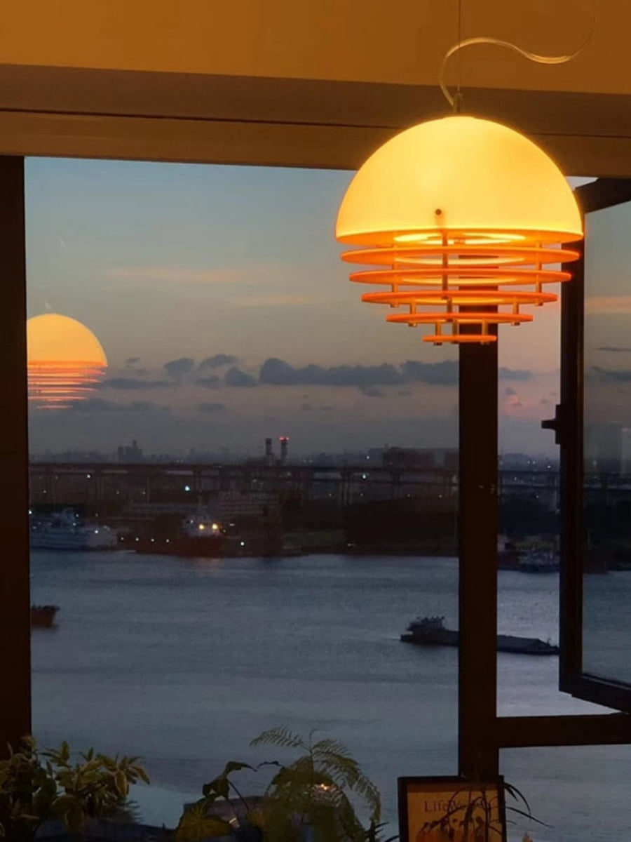 Sunset Pendelleuchte – Emotionale Stimmungsleuchte im Bauhaus-Design - AFTERGLOW S1 | Souliia