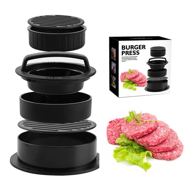 3-in-1 Burger Press for Stuffed, Regular & Slider Patties