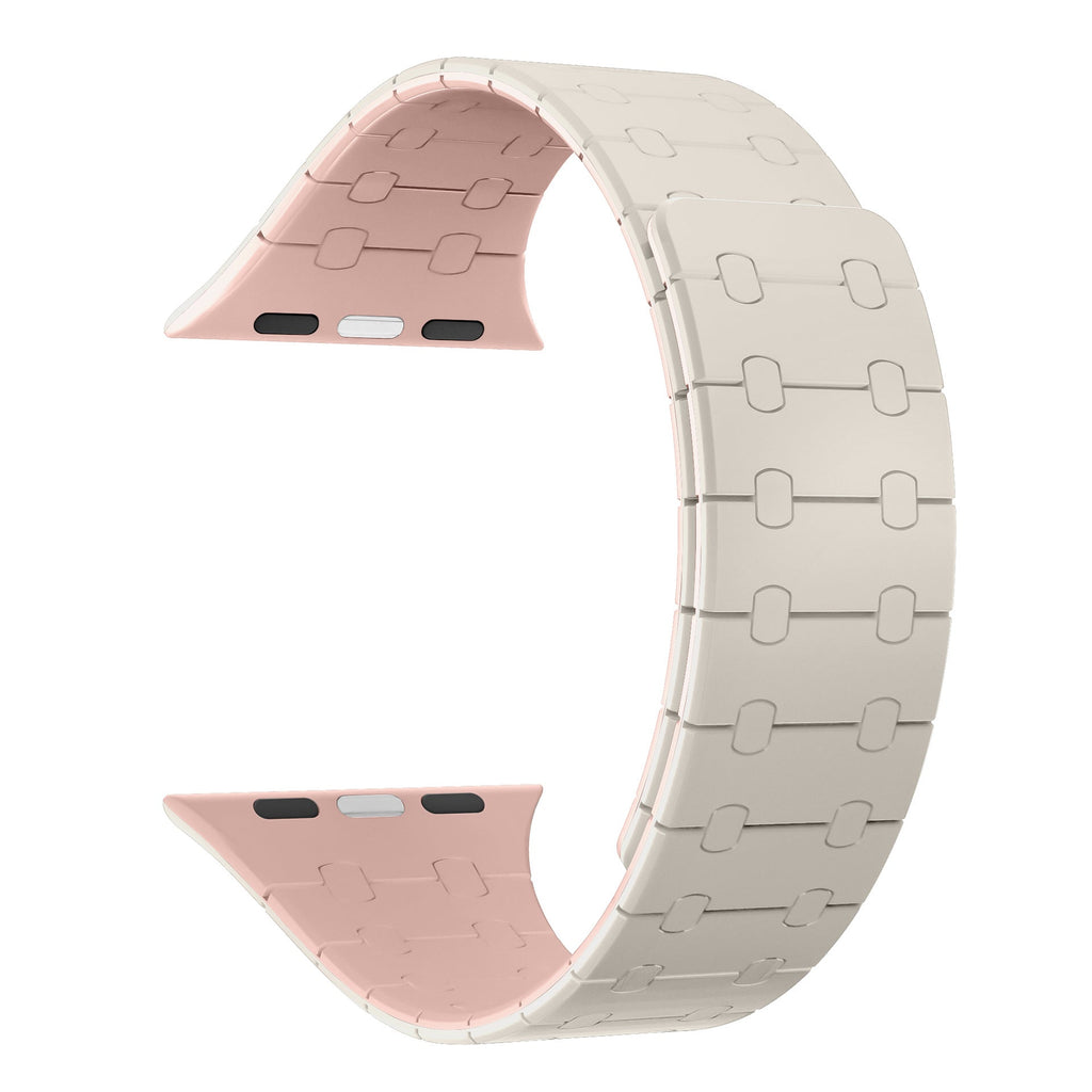 AquaFlex Silicone Strap for Apple Watch — Waterproof Magnetic Loop Closure