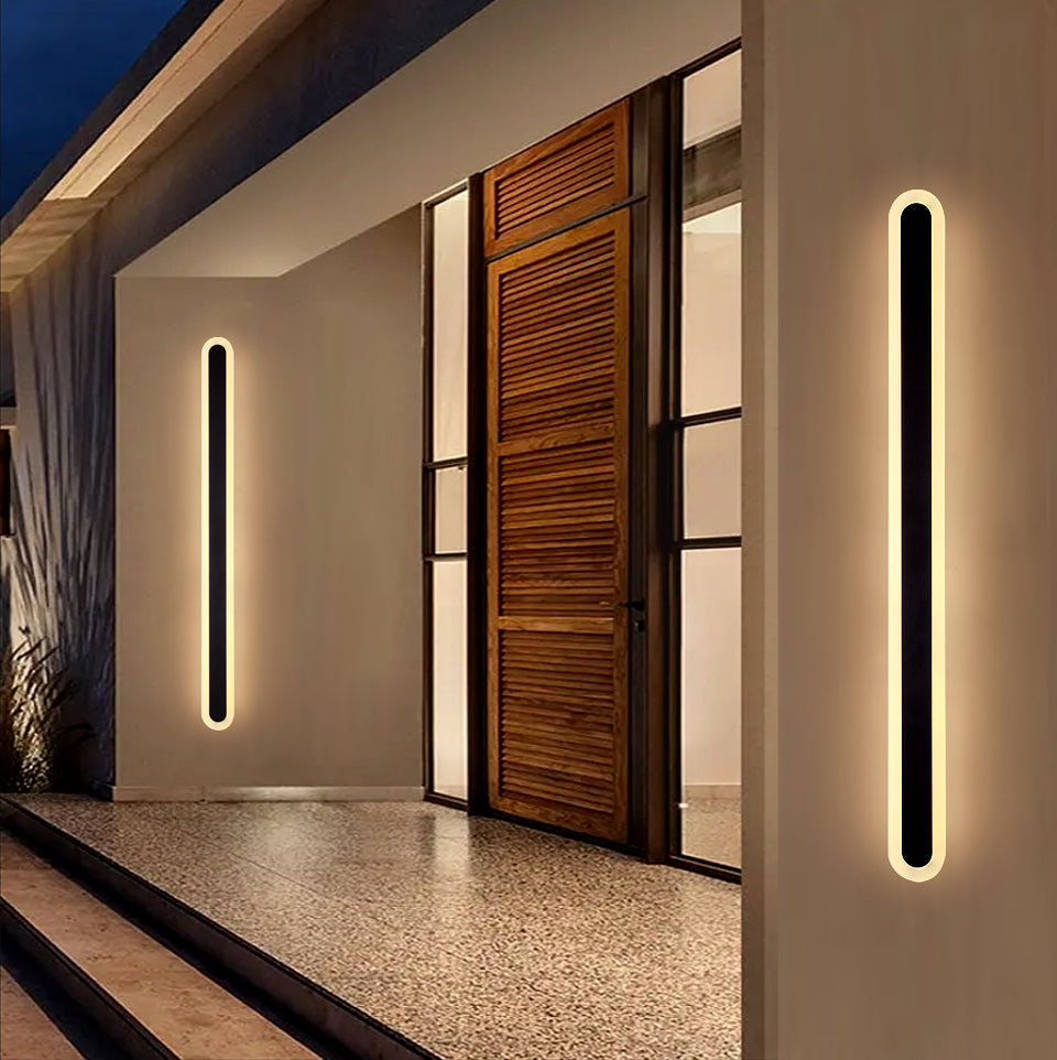 SolaraGuard Outdoor LED Wall Light — IP65 Waterproof, Integrated Motion Sensor