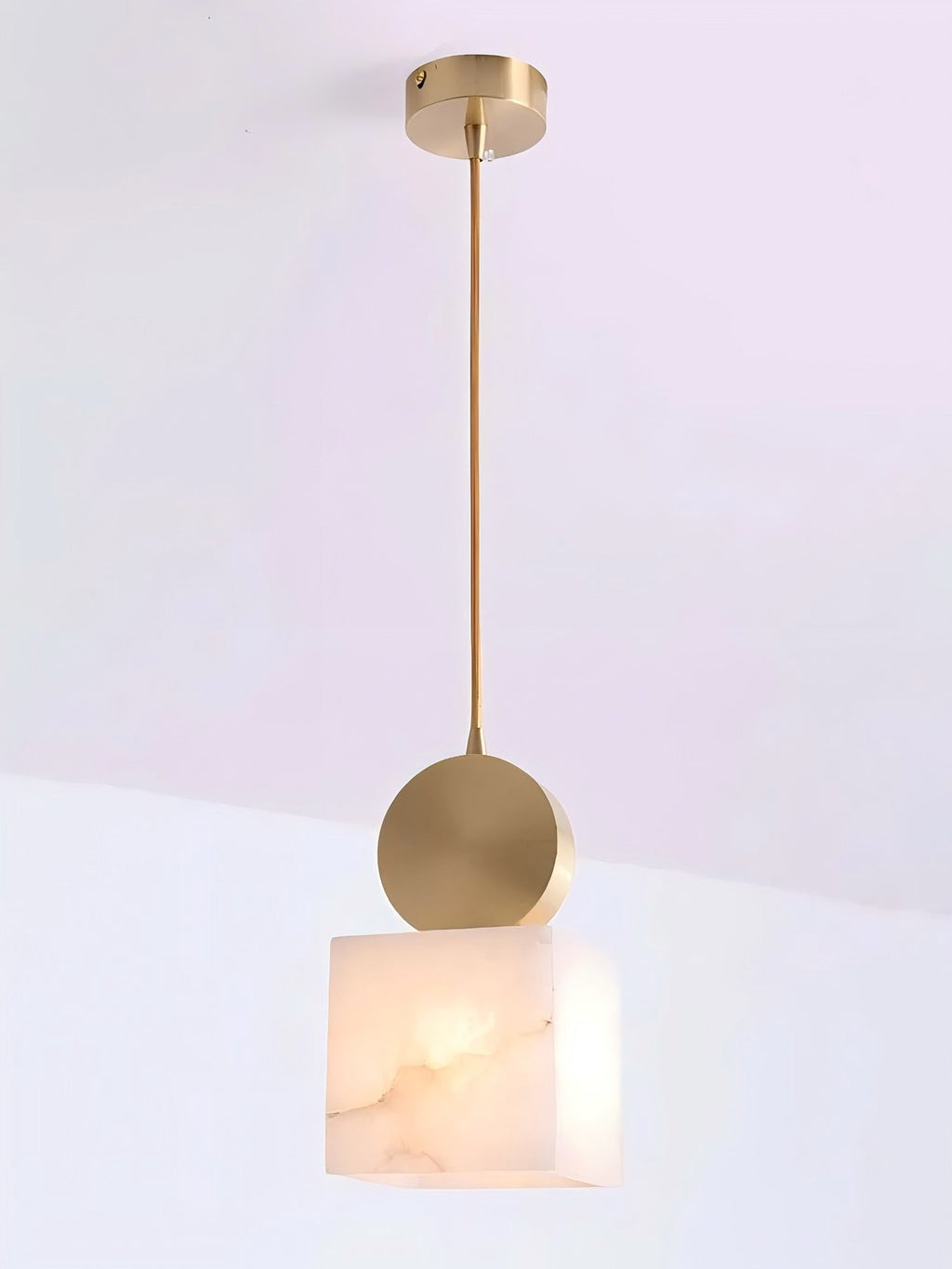 Scandinavian Creative Marble Pendant Light For Bedroom | Souliia