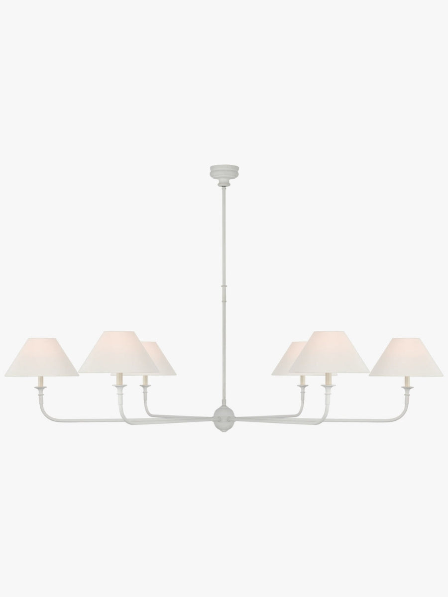 Sleek Chandelier Featuring Layered Linear Silhouette | Souliia