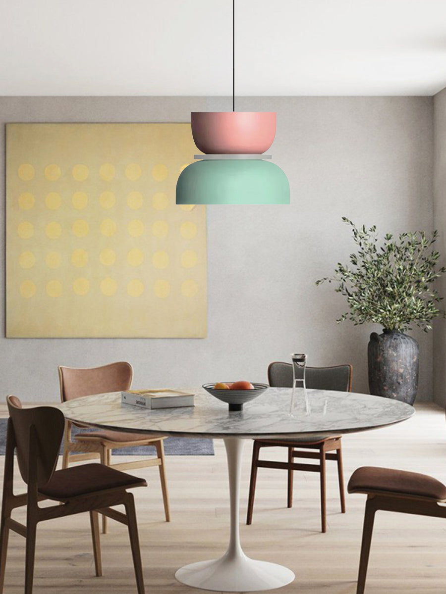 Macaron Acryl Bunte Schalenform Pendelleuchte | Souliia