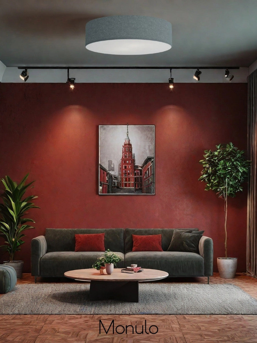 Soft Deckenlampe – Stoff- und Acryl-Rundleuchte für stimmungsvolles Licht | Souliia
