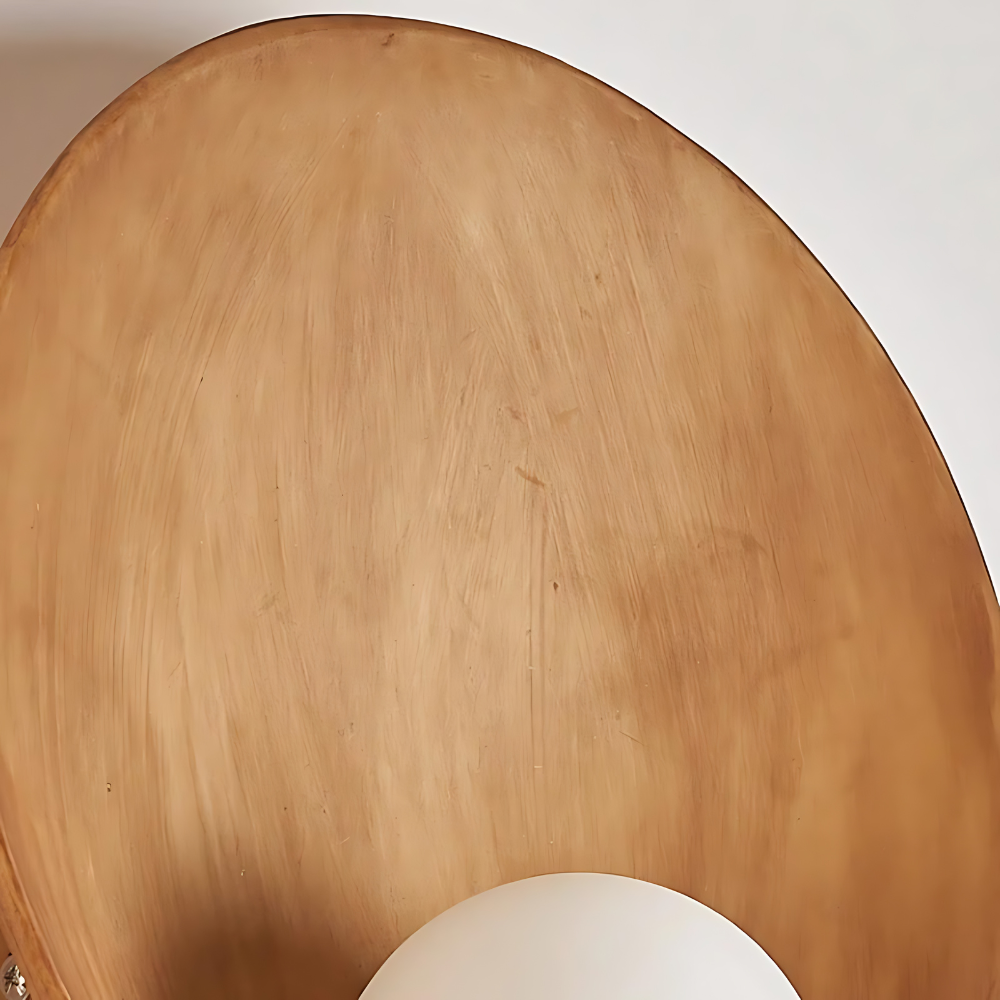 Serenity Modern Resin Japandi Metal Wall Lamp | Souliia