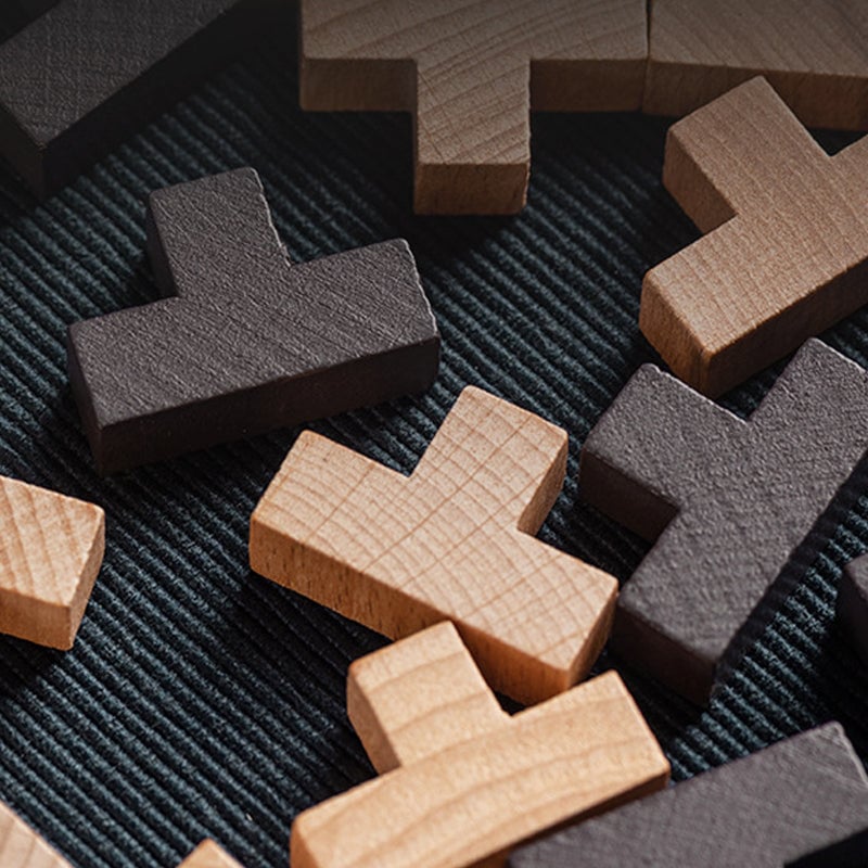 Jeu de puzzle en bois – Aiguisez votre esprit avec des énigmes stimulantes - Souliia