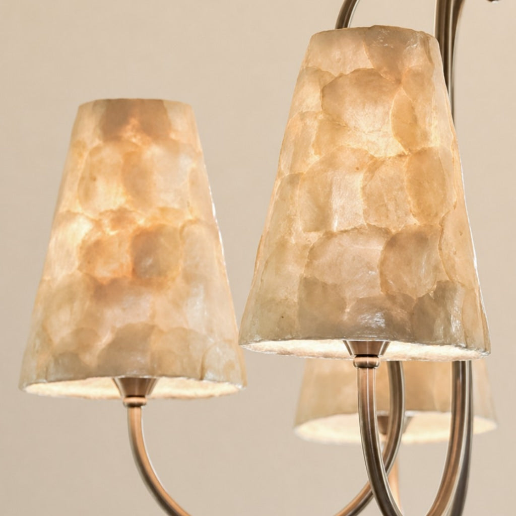 Sculptural Multi Head Pendant Chandelier for Refined Home Interiors | Souliia