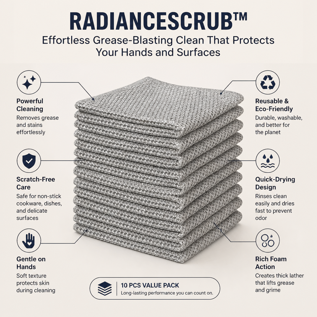 RadianceScrub - Bez námahy odstraňuje mastnotu a chrání vaše ruce i povrchy - Souliia