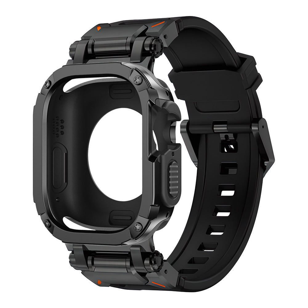 NovaGuard 2-In-1 Apple Watch Slim Case and Fluoro Rubber Strap
