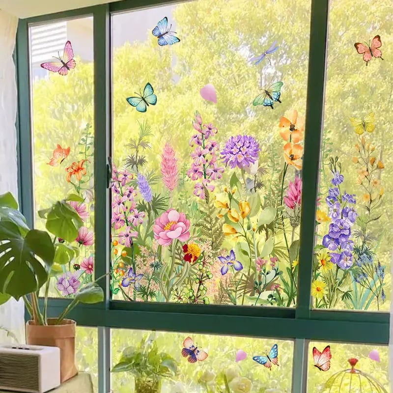 Transform Your Windows into Colorful Floral Dreams with BloomAura - Souliia
