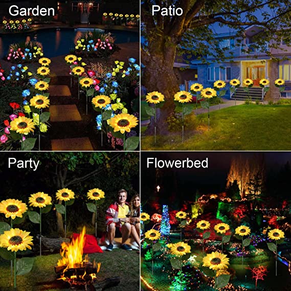 RamaraSun Girasoli solari — Illumina le tue notti con l'incanto del giardino, senza sforzo - Souliia
