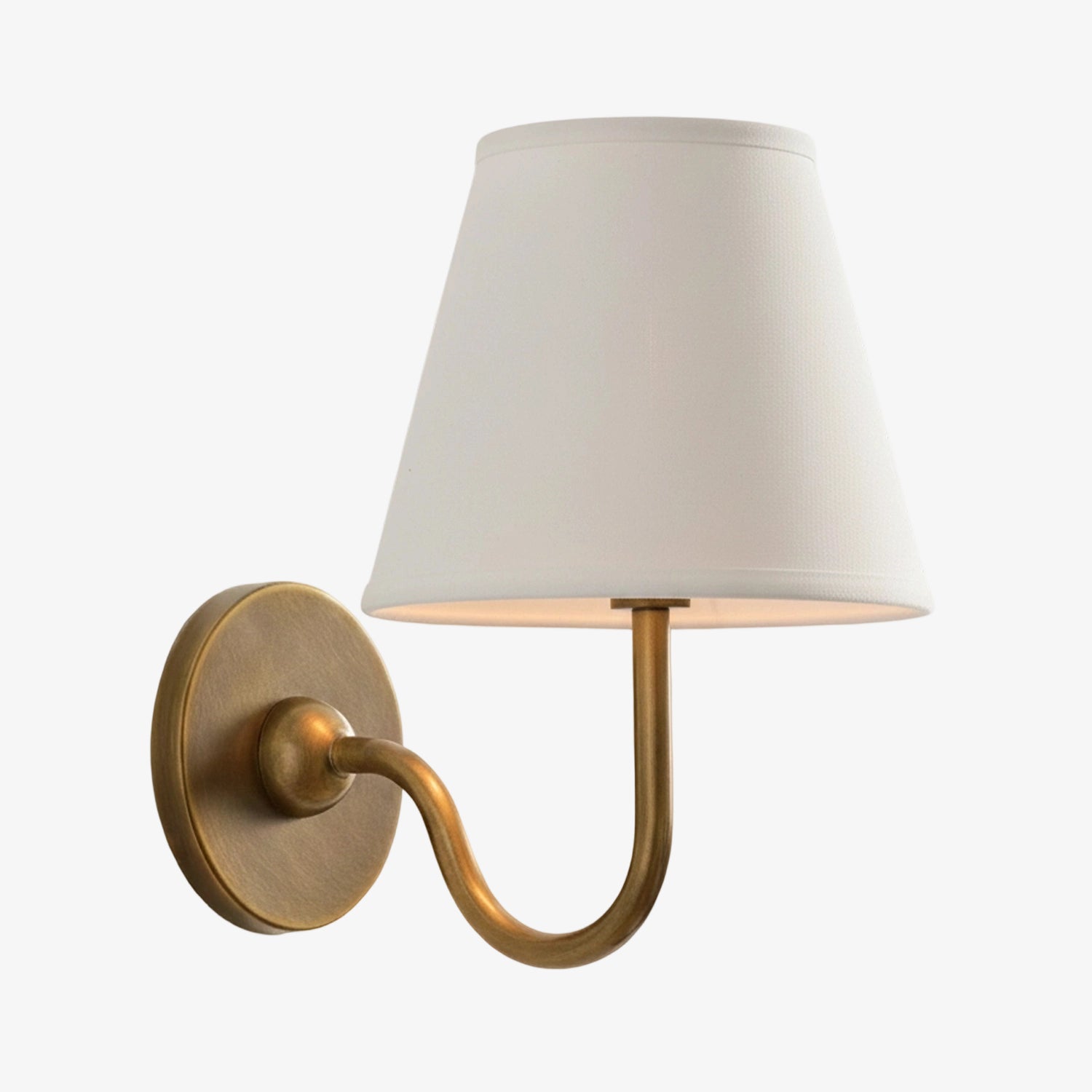 Luvora Fabric Shade Wall Sconce with Drum Shade - Classic Pleated Sconce Light | Souliia