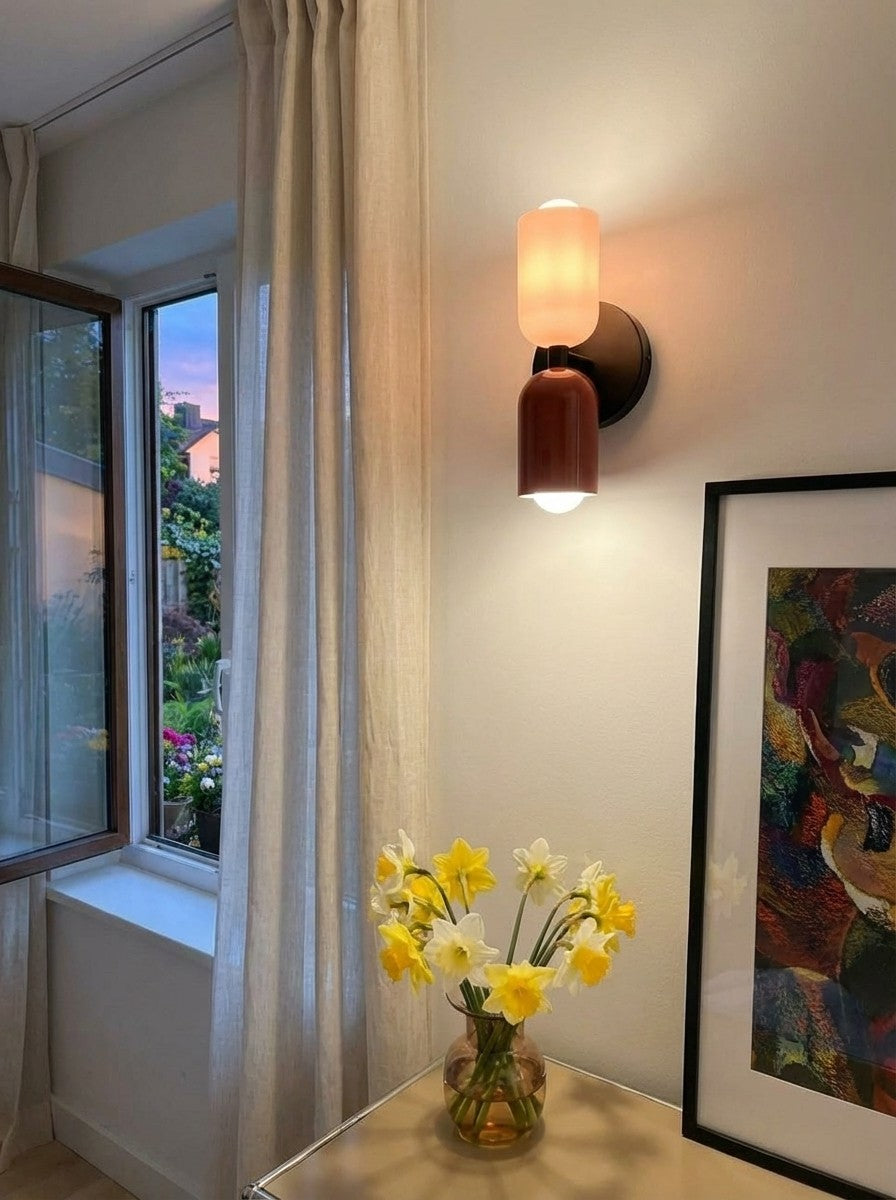Symra Dual-Flow Metall-Wandleuchte nordisch minimalistischer Stil - Beleuchtung für Innenräume N47 | Souliia