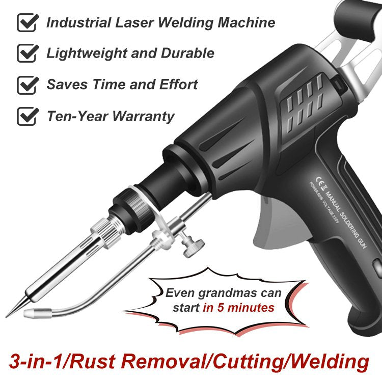 Electric Welding Tool | Rapid 20s Heat-Up | 2-in-1 Welding & Cutting | Ergonomic Handle