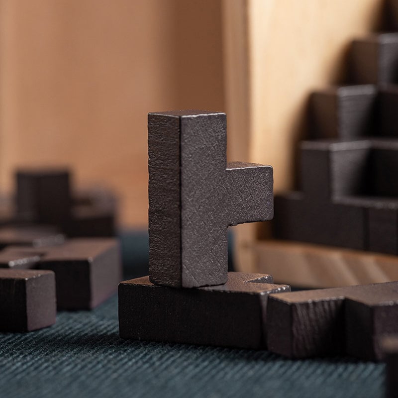 Jeu de puzzle en bois – Aiguisez votre esprit avec des énigmes stimulantes - Souliia