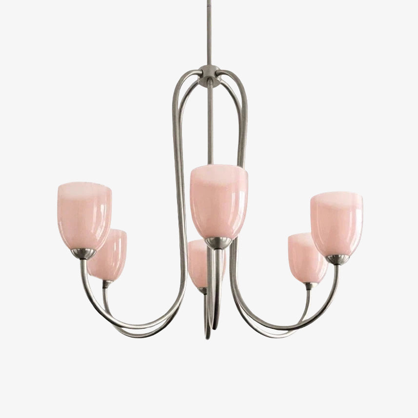 Shell Shade French Vintage Chandelier for Dining Room Lighting | Souliia