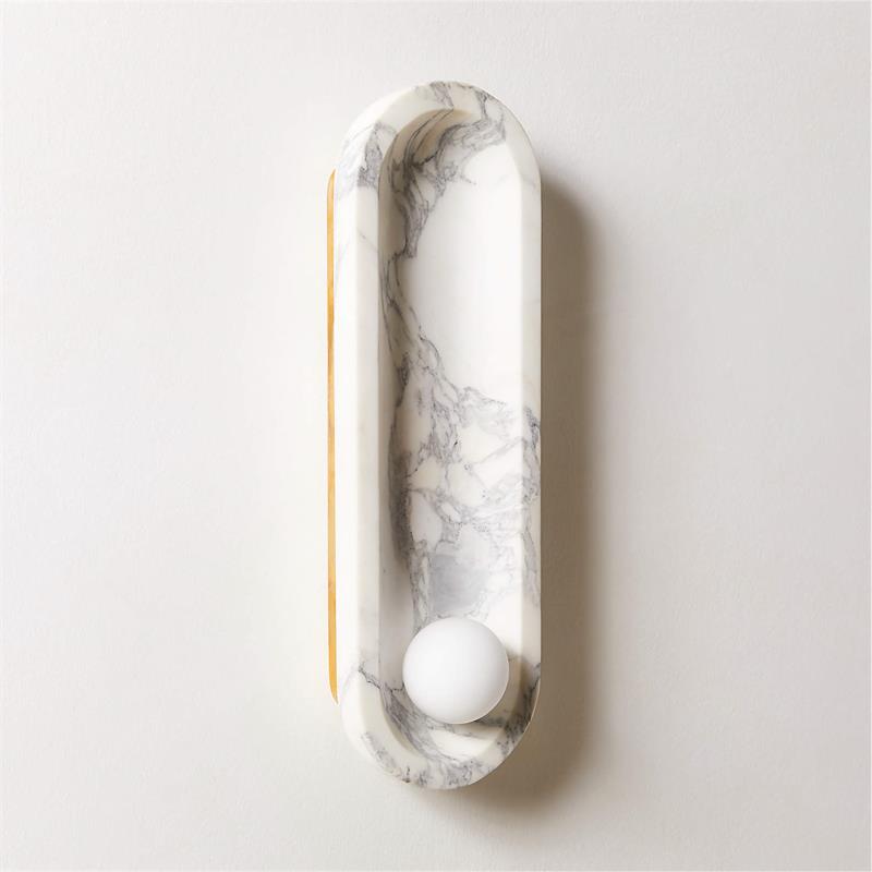 Roxane Marble Wall Lamp | Souliia
