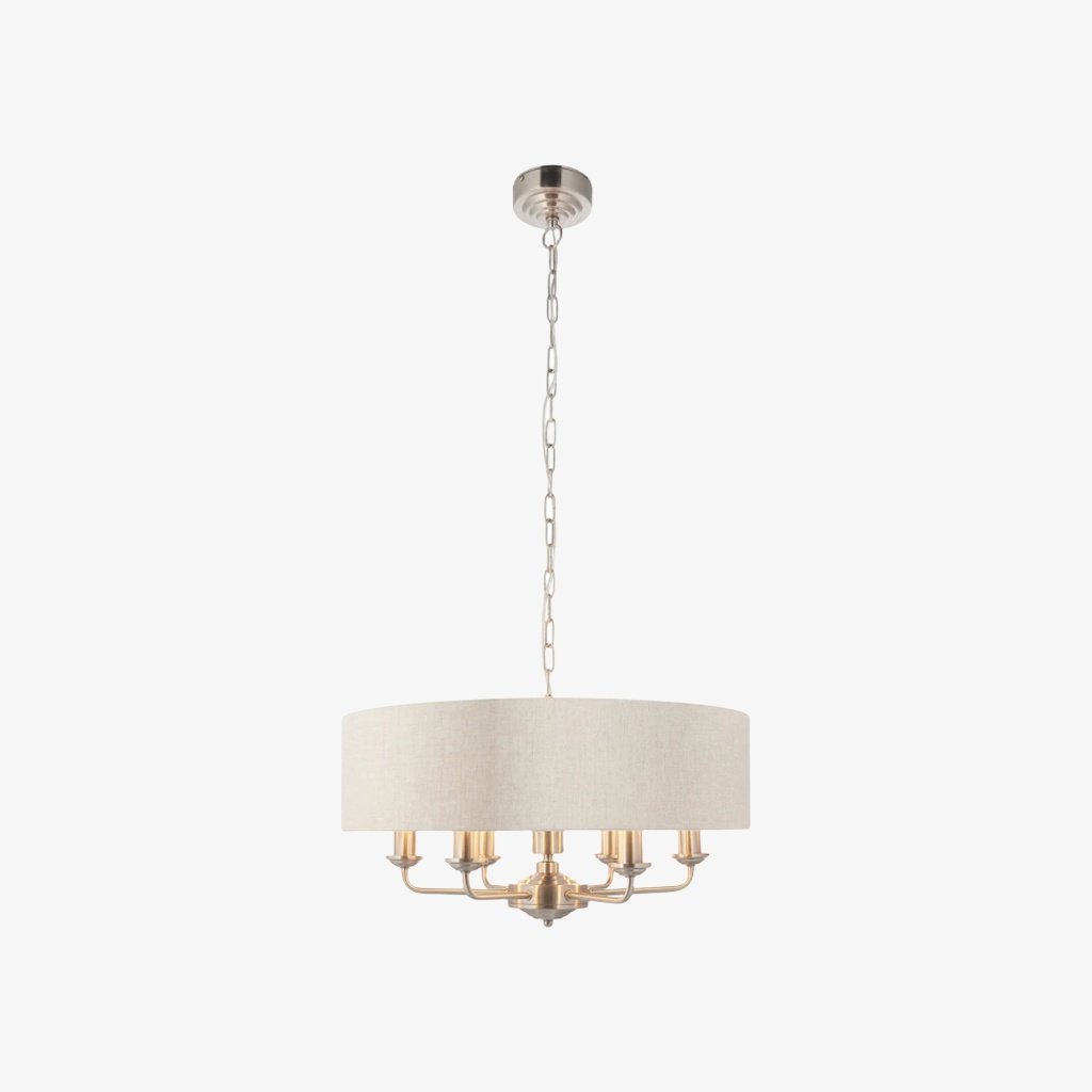 Tela elegante Mehrarm-Hängeleuchte mit skulpturalen Schirmen für Esszimmer und Wohnbereich | Souliia