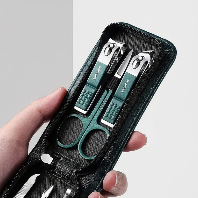 CleanCut 6-Piece Portable Nails And Ears Grooming Set, Compact Build