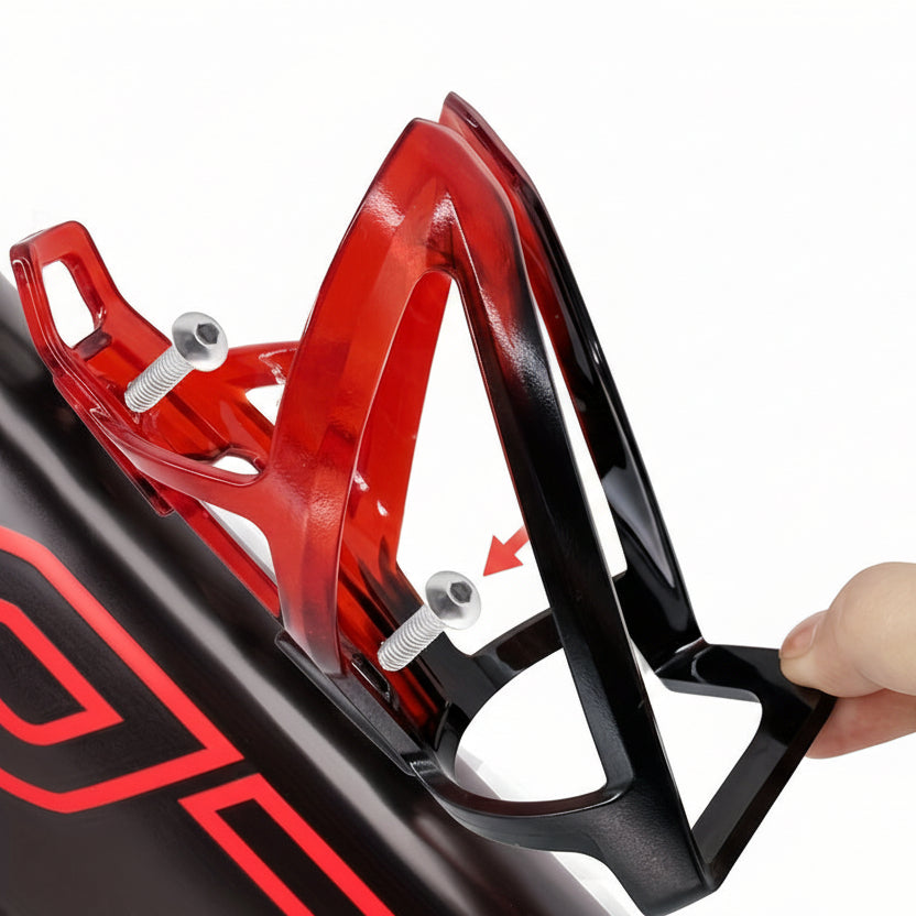 HydroVault Ultralight Plastic Bottle Cage — Secure Grip, Crack-Resistant Design