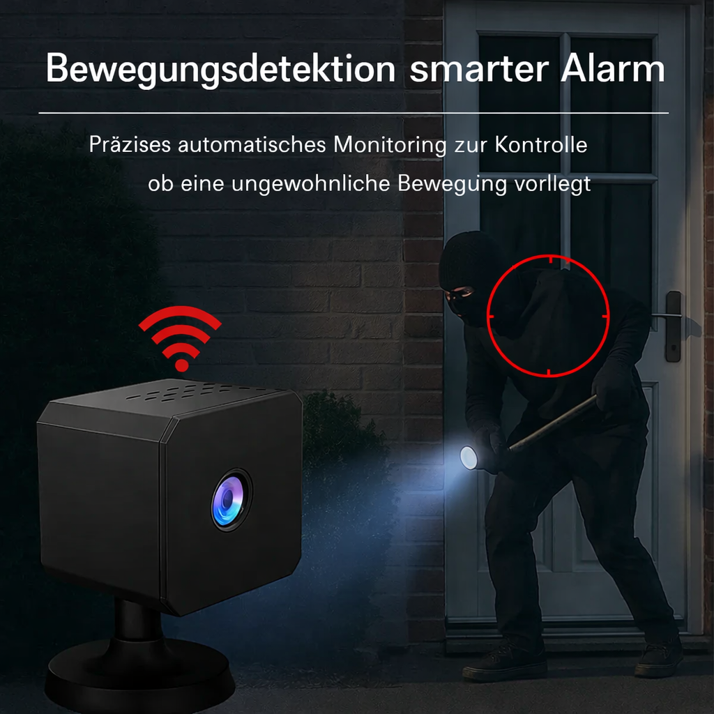 Security Camera | Ultra HD 4K Night Vision with Infrared | Battery Operated | SafeCam Pro - Souliia
