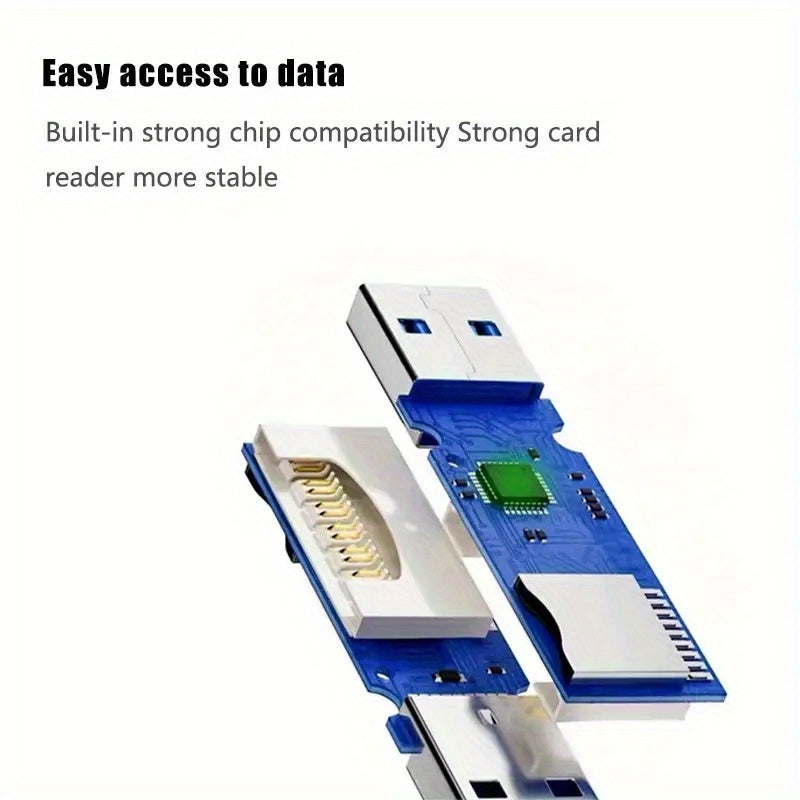 SD and MicroSD Card Reader with USB 3.0 Connectivity - Souliia