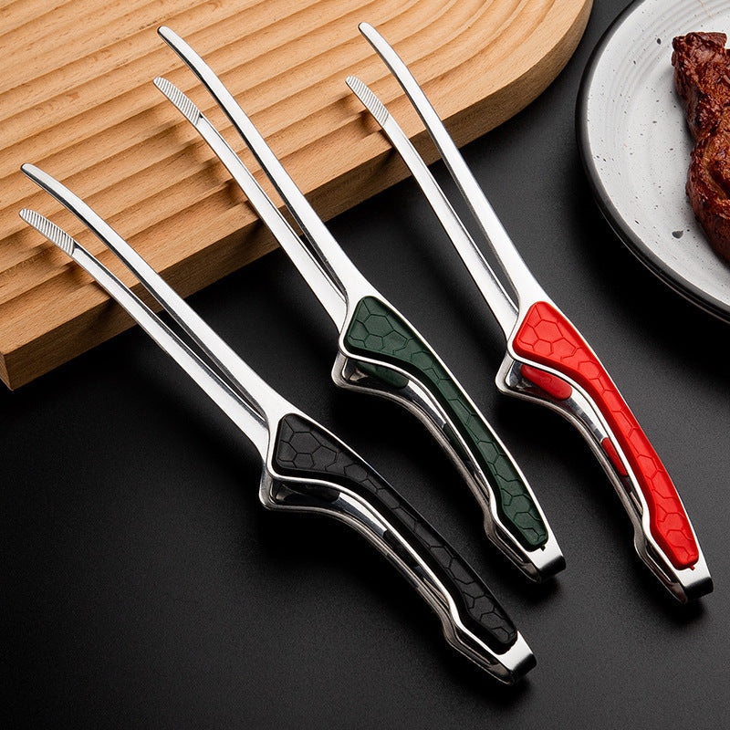 Griptong Stainless Steel Kitchen Tongs — Non-Slip Grip, Heat-Resistant Construction