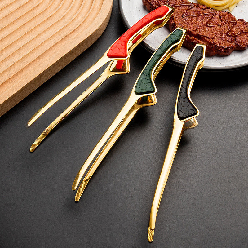 Griptong Stainless Steel Kitchen Tongs — Non-Slip Grip, Heat-Resistant Construction