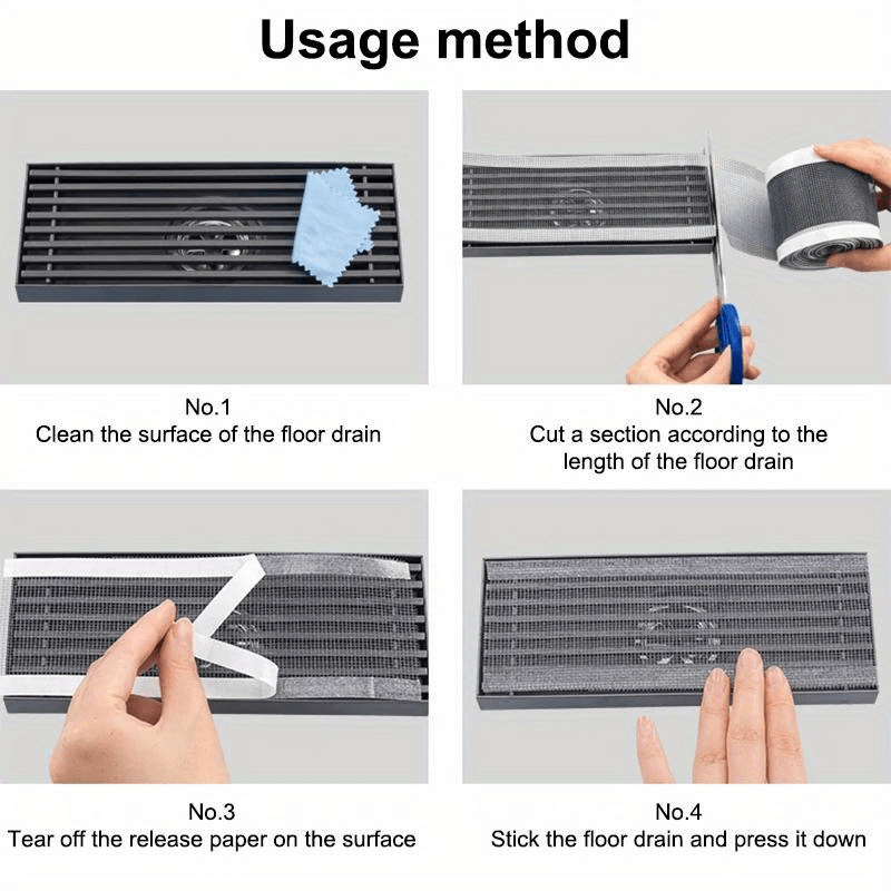 Self-Adhesive Drain Protection Grate 5 m - Souliia