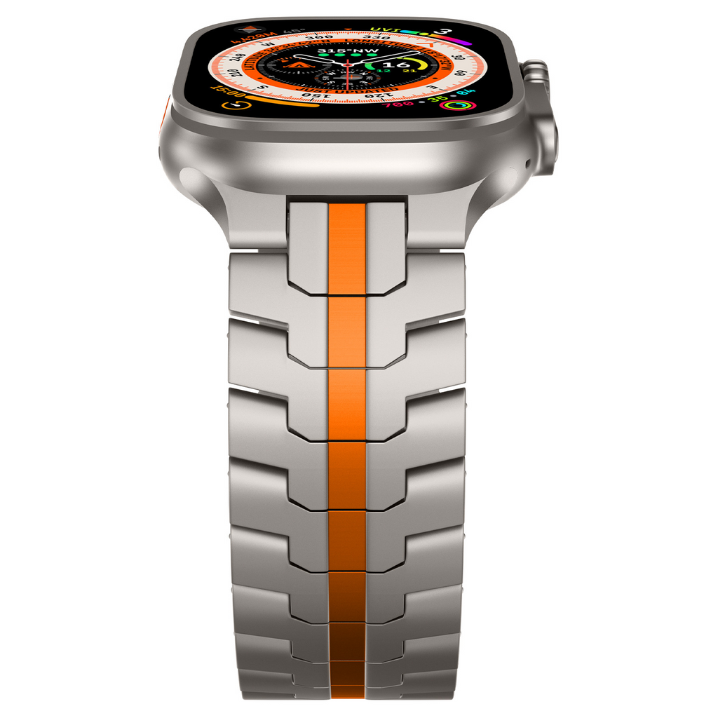 AeroLink Grade 2 Titanium Apple Watch Band — 66 g Lightweight Design