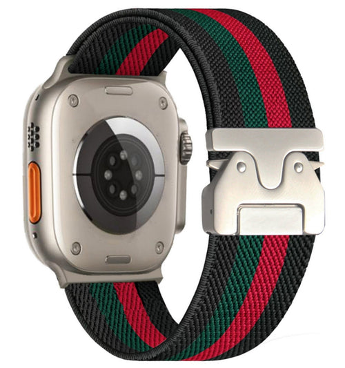 Apple Watch Nylon Braided Band — Adjustable Parachute Buckle