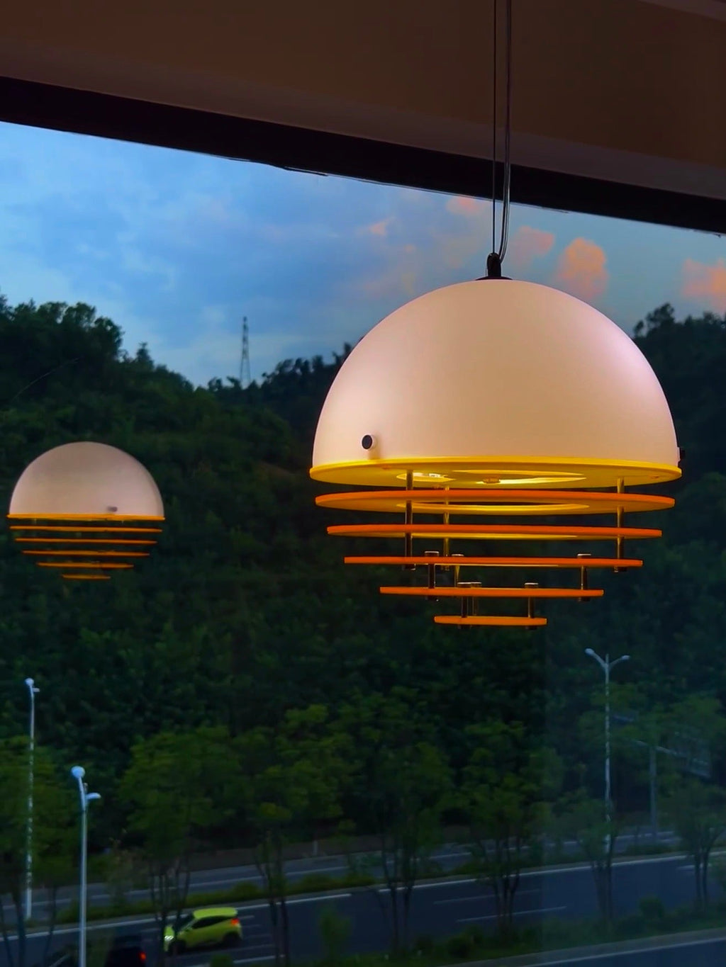 Sunset Pendelleuchte – Emotionale Stimmungsleuchte im Bauhaus-Design - AFTERGLOW S1 | Souliia
