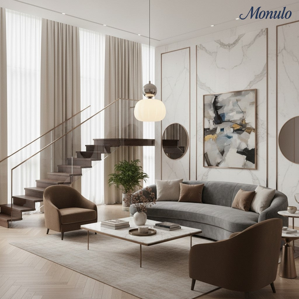 Verdoma Refined Modern Pendant Lamp Art Deco for Residential Spaces | Souliia