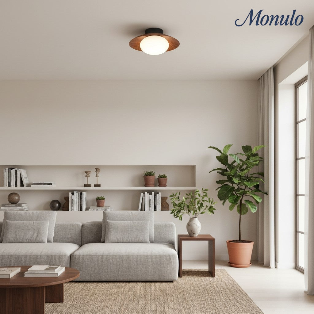 Oribela Artful Glass Sphere Ceiling Light – Scandinavian Modern Ceiling Fixture for Kitchens Lounges and Bedrooms | Souliia