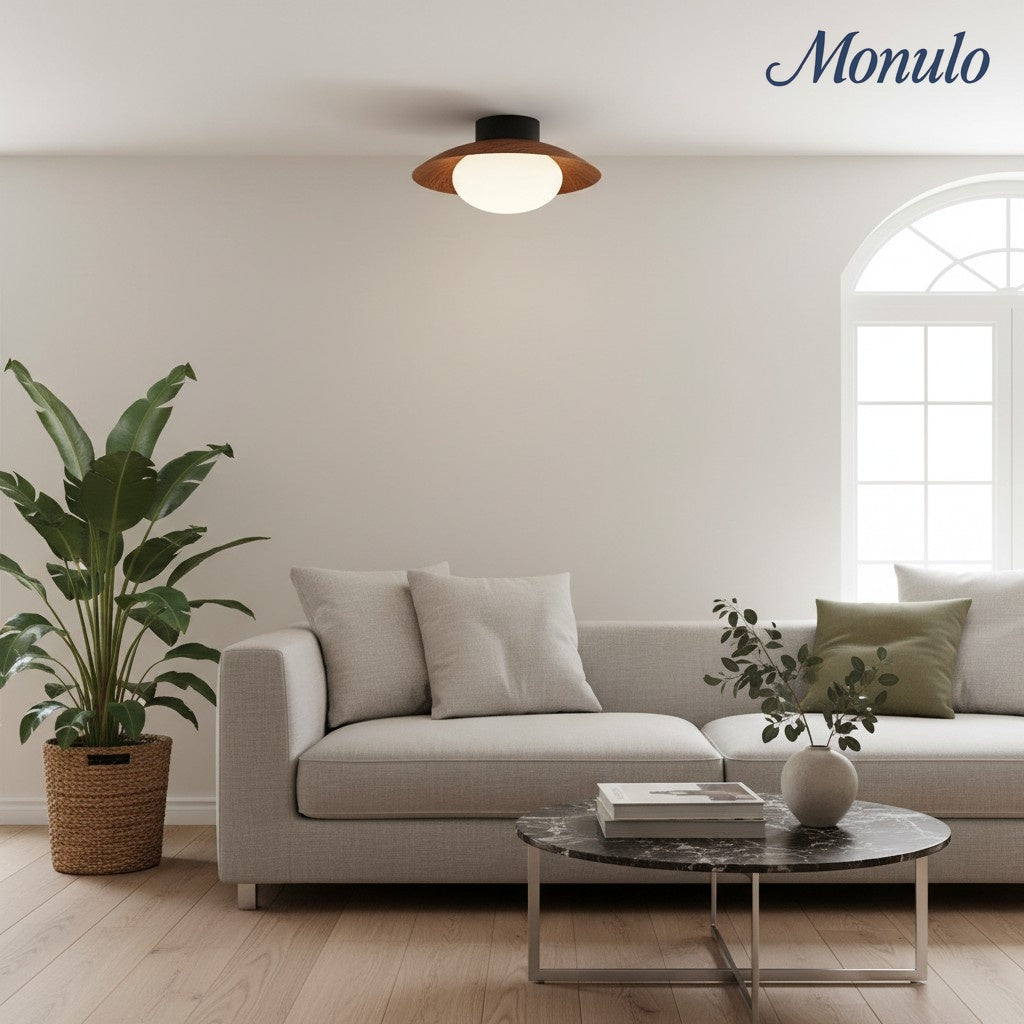 Oribela Artful Glass Sphere Ceiling Light – Scandinavian Modern Ceiling Fixture for Kitchens Lounges and Bedrooms | Souliia