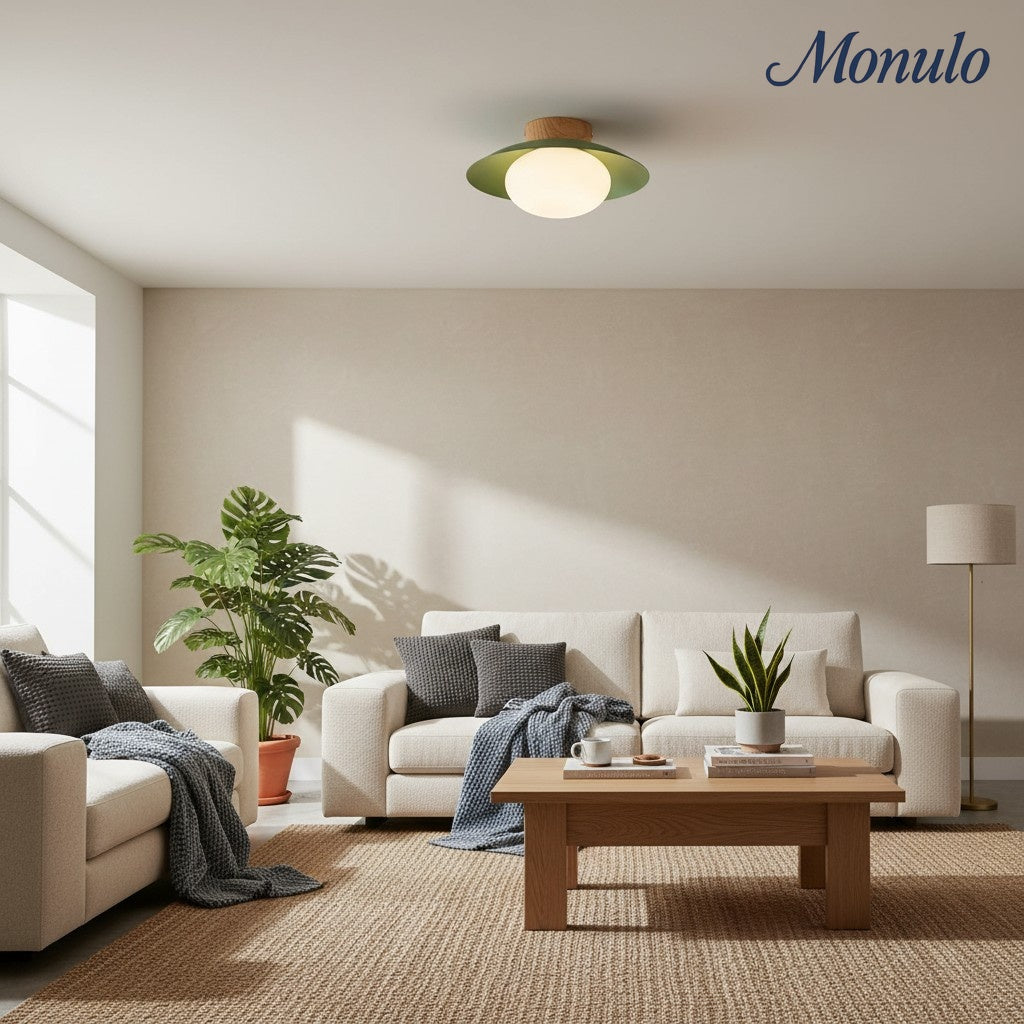 Oribela Artful Glass Sphere Ceiling Light – Scandinavian Modern Ceiling Fixture for Kitchens Lounges and Bedrooms | Souliia