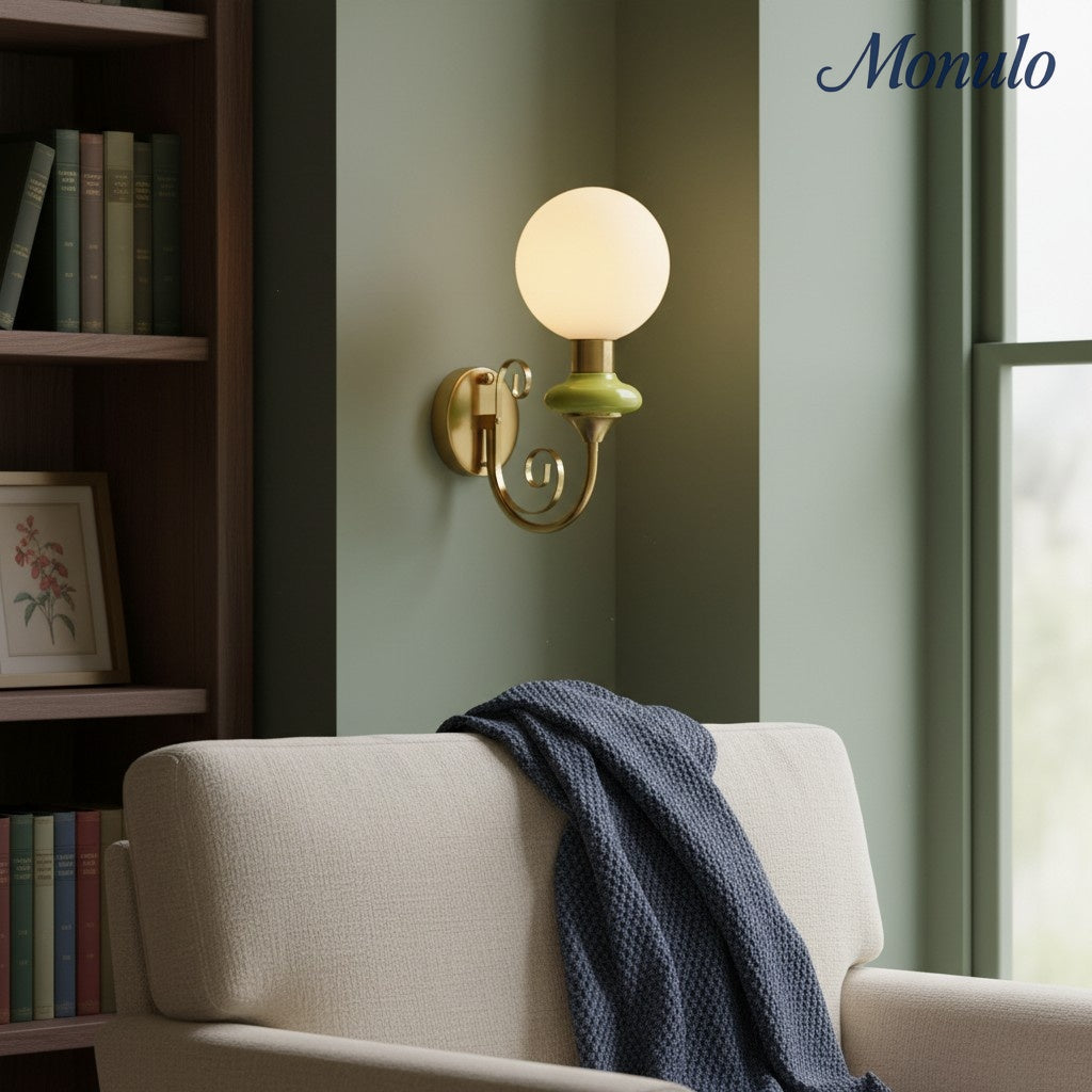 Radiara sculptural vertical metal wall lamp – modern sculptural wall sconce for living room and hallway | Souliia