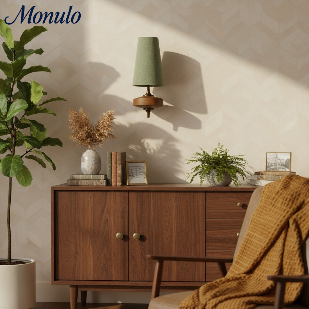 Rowan Retro Fabric Shade Wall Sconce – Classic Fabric Lighting For Bedroom | Souliia
